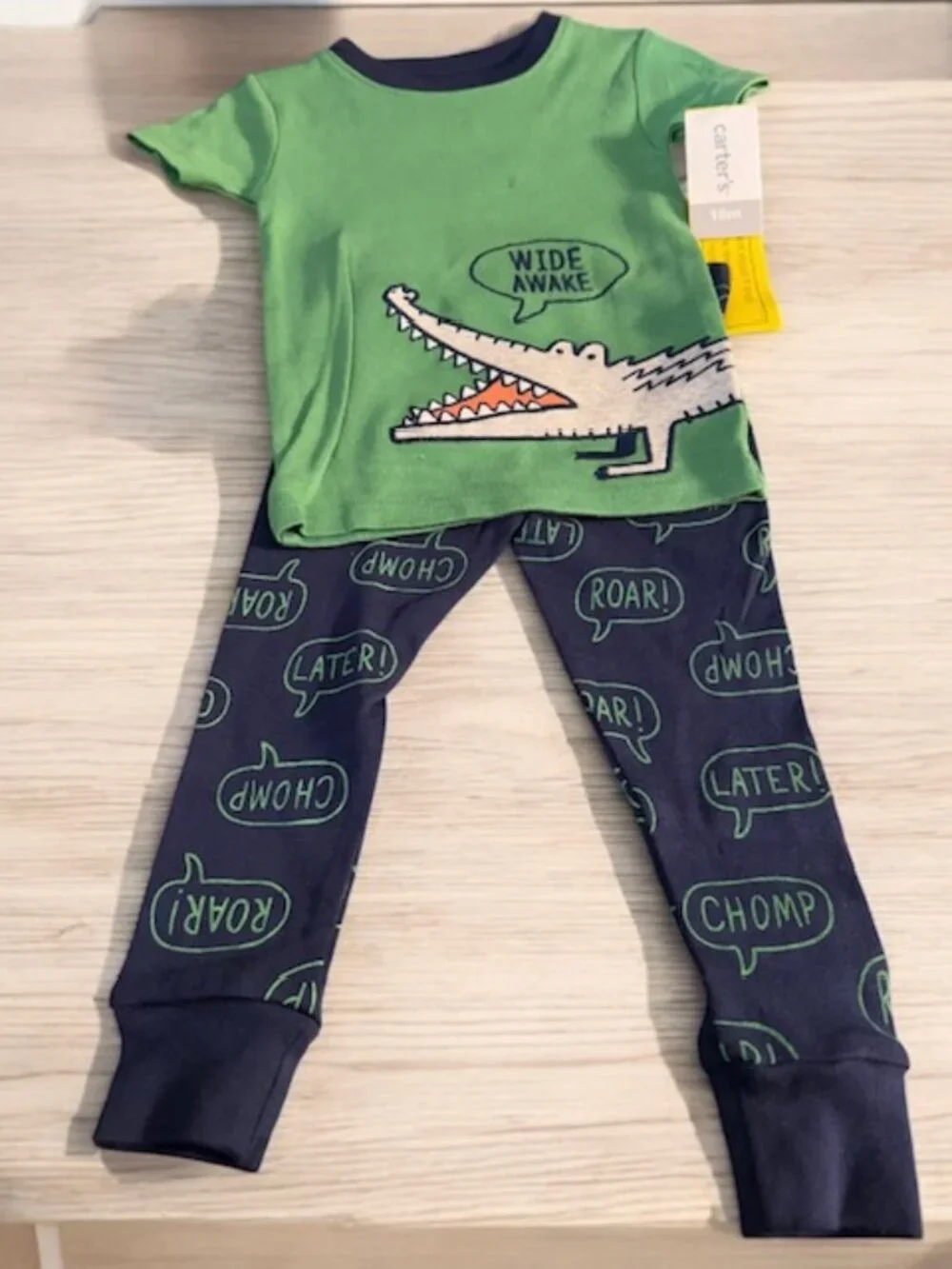 Carter's ALLIGATOR 4 Pc PJ Set NEW